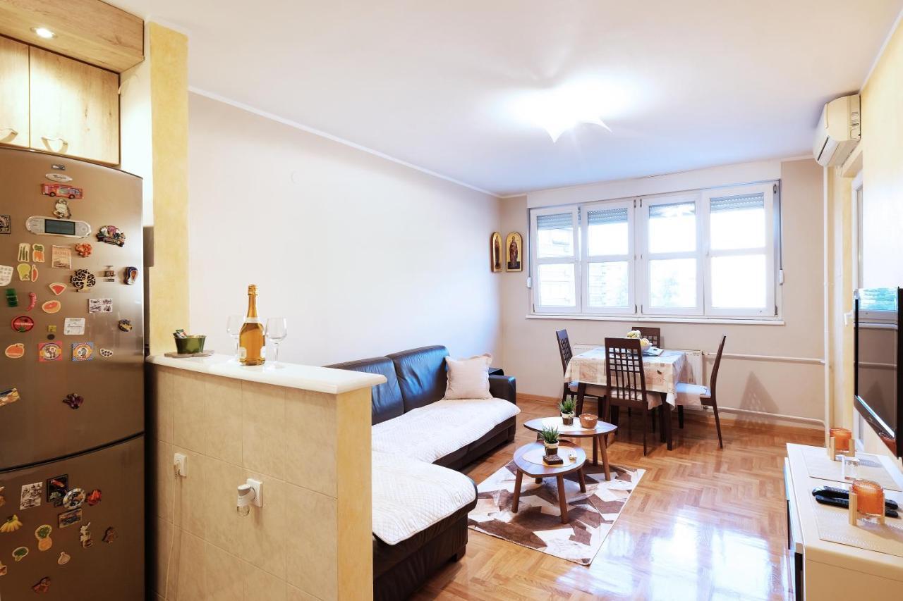 Sky City View Apartment & Big Terrace Belgrad Dış mekan fotoğraf